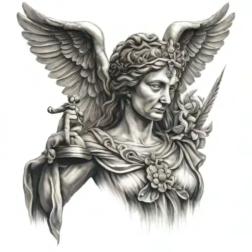 Justitia Roman Goddess