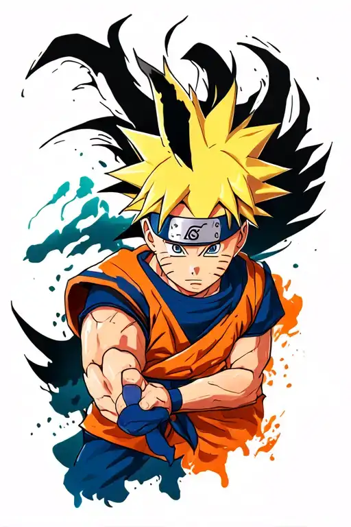 Naruto Characters And Dragon Ball Characters