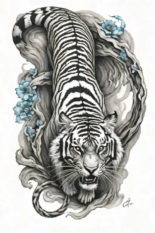 Aquarius Tiger Walking