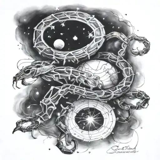 Scorpio Constellation Intertwined