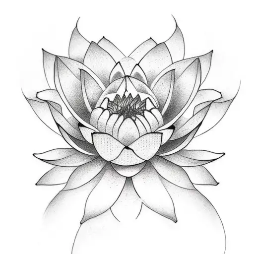 Lucifer Crying And Lotus Flower