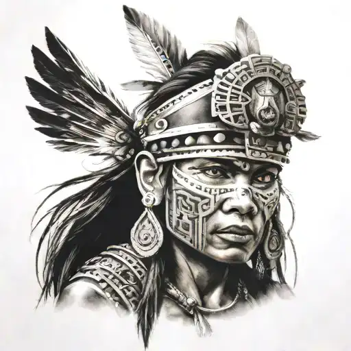 Inca Warrior Woman