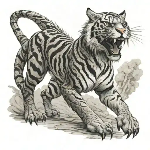 Dragon Tiger Full Body
