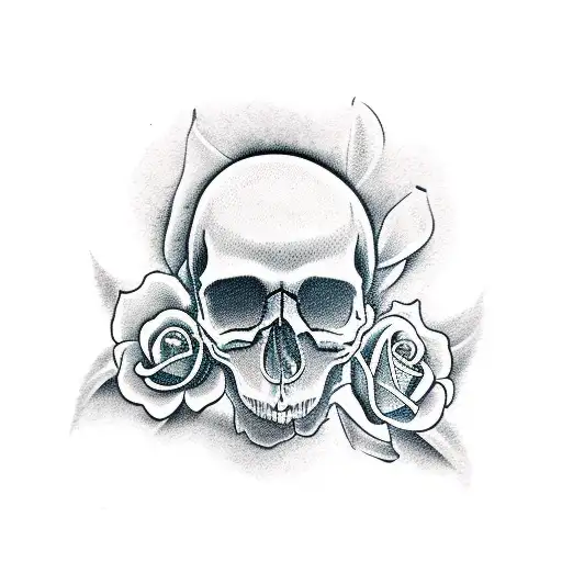 Skull And Roses