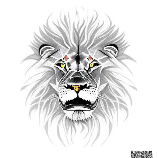 A Lion Roaring With A Soccer Ball In The Mouth