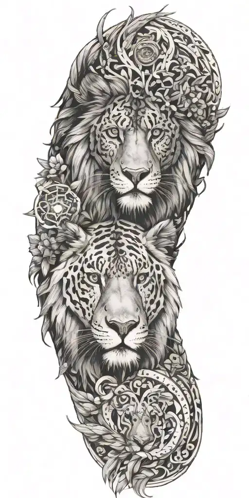 A Tattoo Symbolizing The Unity And Connection Within The Human Family