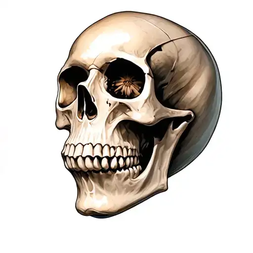 Surrealist Skull