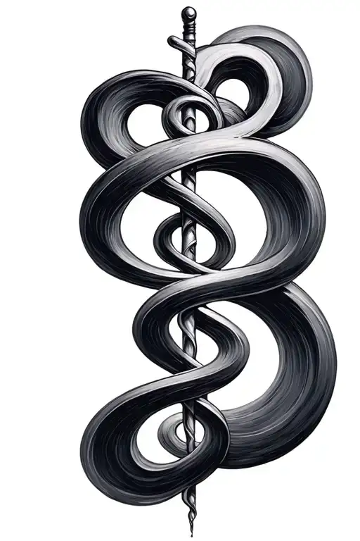 Medical Symbol And Six Concentric Circles