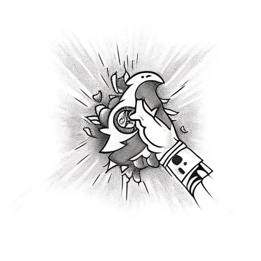 Guy Throwing Coquetel Molotov