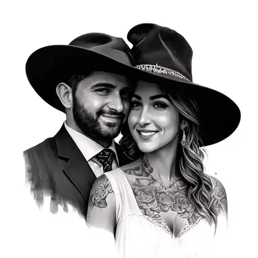 Parents Portrait Tatto Design