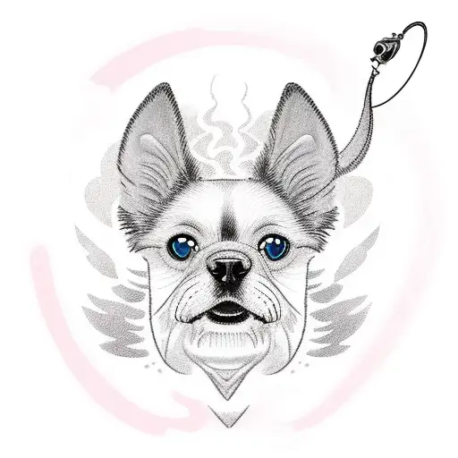 A Realistic Depiction Of A Dog Driving A Vintage Car With A Waterfall And Beach In The Background