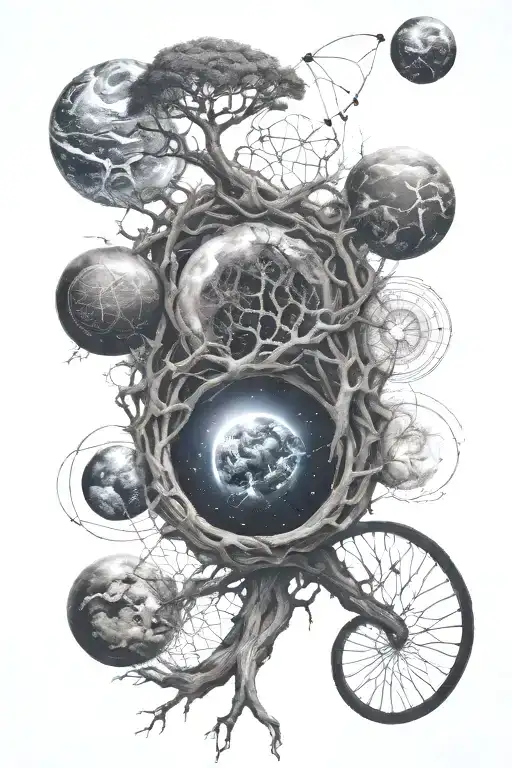 Space Dna Shape Roots