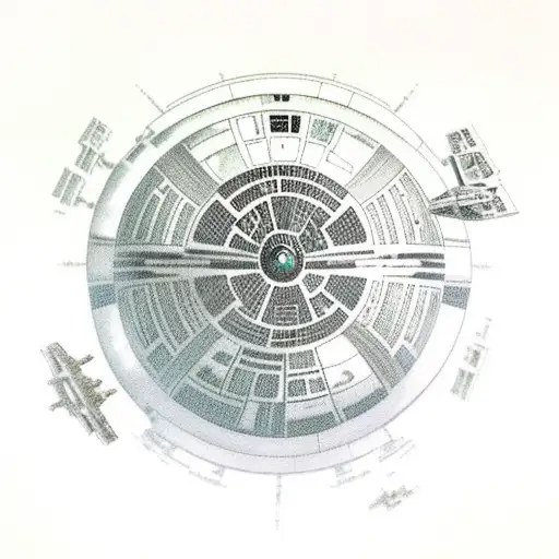 Star Wars Space Death Star