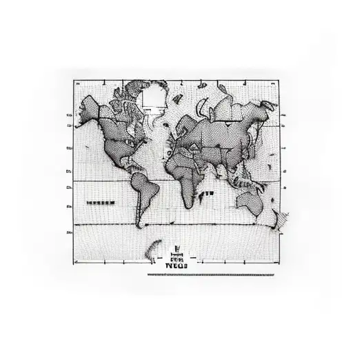Grid Map With Travel Inspired Detail
