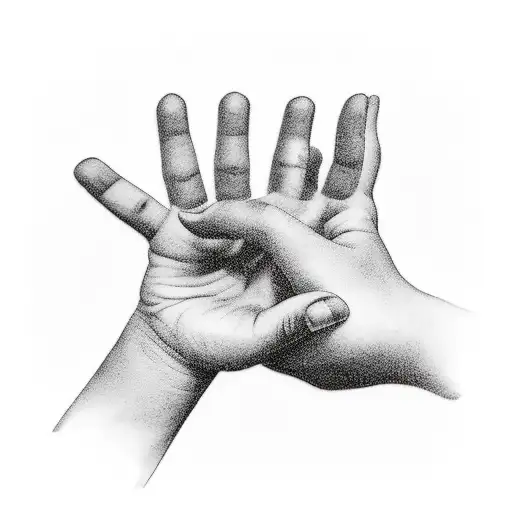 A Baby Hand Whit Too Balons