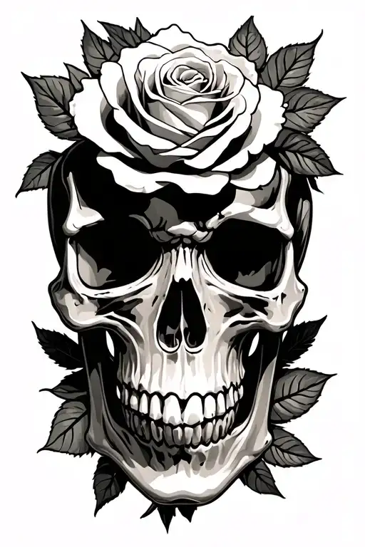 Skull Roses