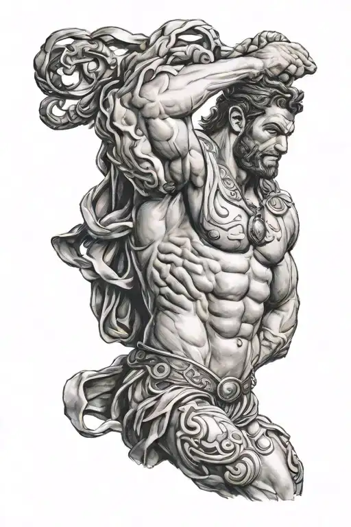 Hercules Black And White