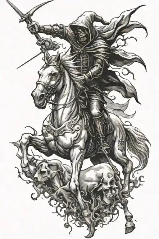 Death Reaper Killing Unicorn