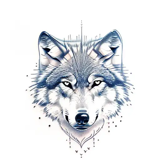 Wolf With Font