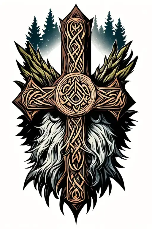 Wilderness With Keltic Cross