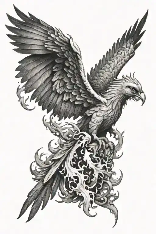 Phoenix Rising From The Ashes