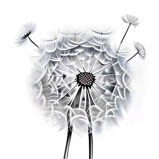 Dandelion With Musical Notes