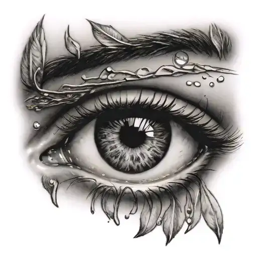 Angel Eye Crying Eye