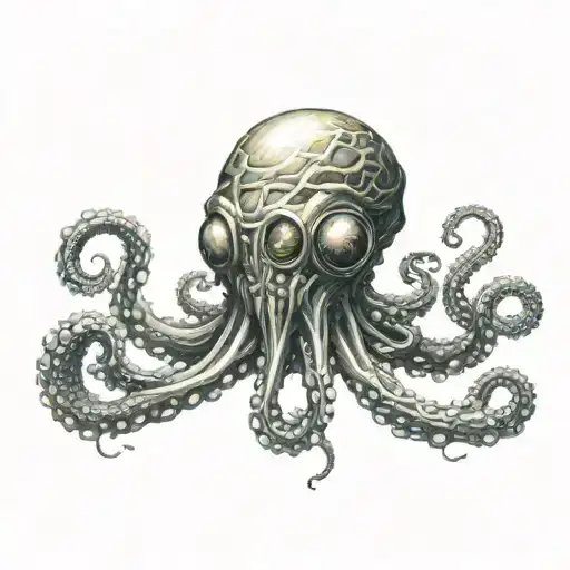 Tentacle Alien Cyclopes