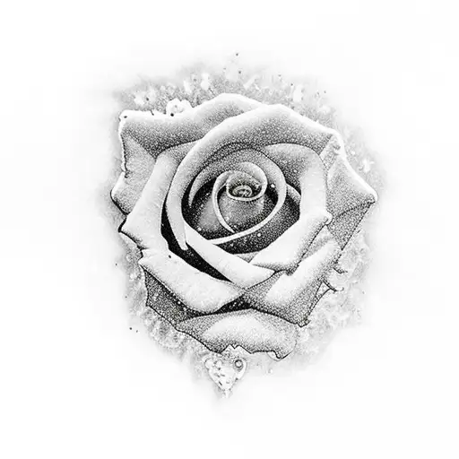 A Red Rose Grew Up Out Of Ice Frozen Ground With No One Around To Tweet It