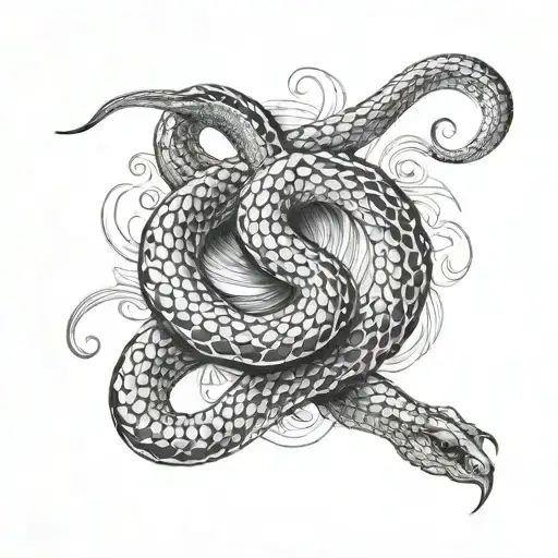 Ouroboros Snake Slithering