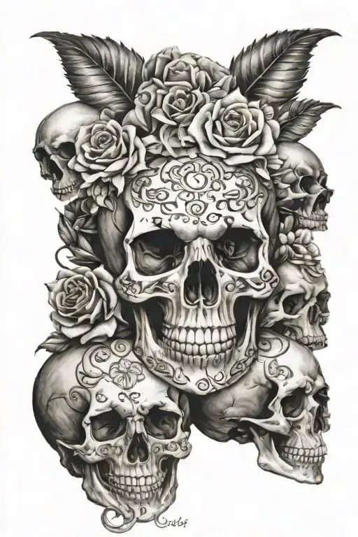 Pretty Design Skulls