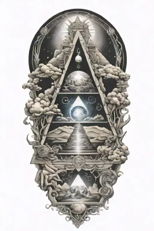 Creation Of Adam Chakras Pyramid