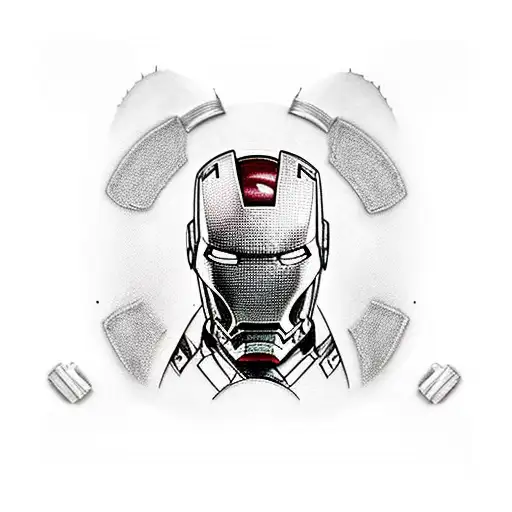 Ironman Armour Sleeve Ripped Skin