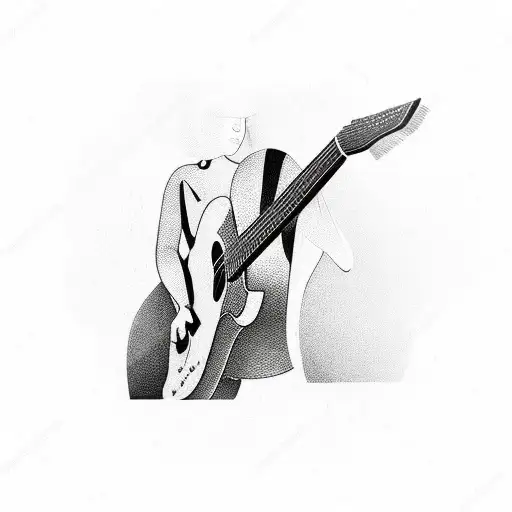 Guitar With Woman Body