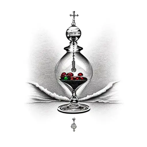 An Hourglass And A Rosary