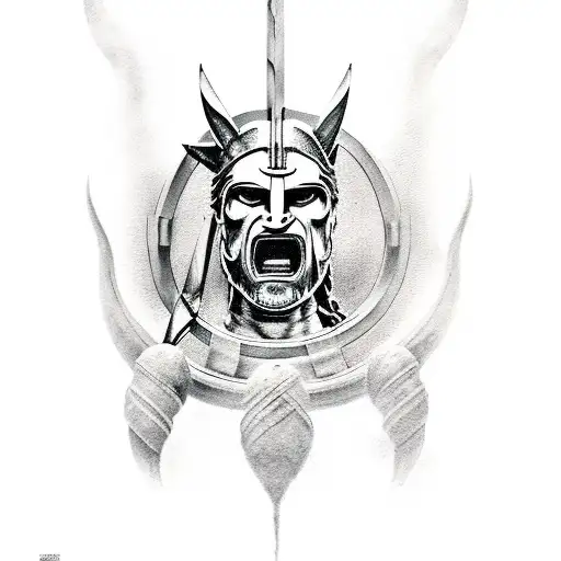 Spartan With Panters