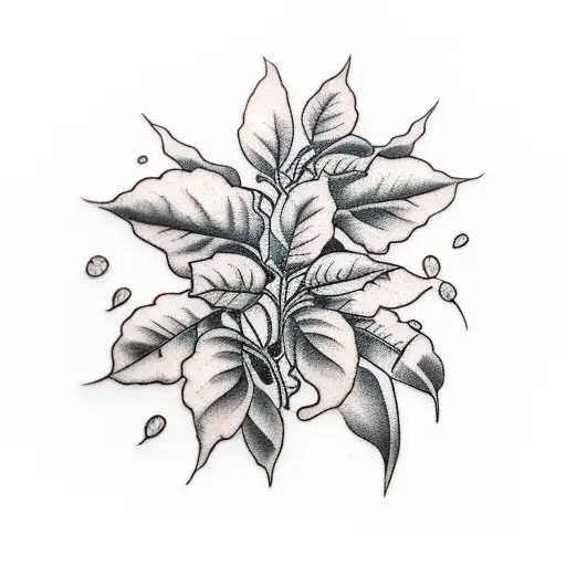 Coffee Plant Tattoo Half Sleeve