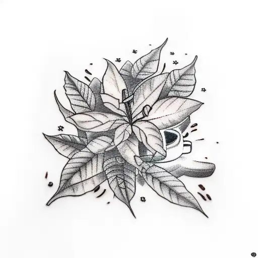 Coffee Plant Tattoo Half Sleeve