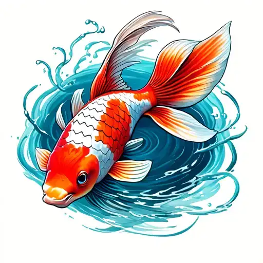 Koi Fish Louie Baby
