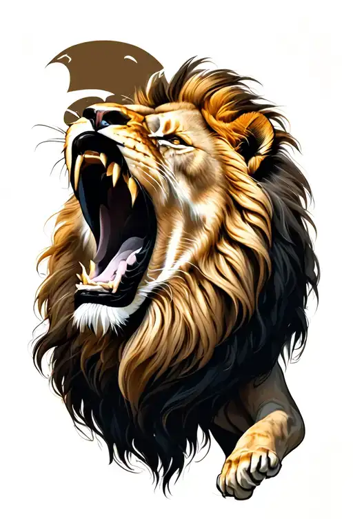 Lion Roaring
