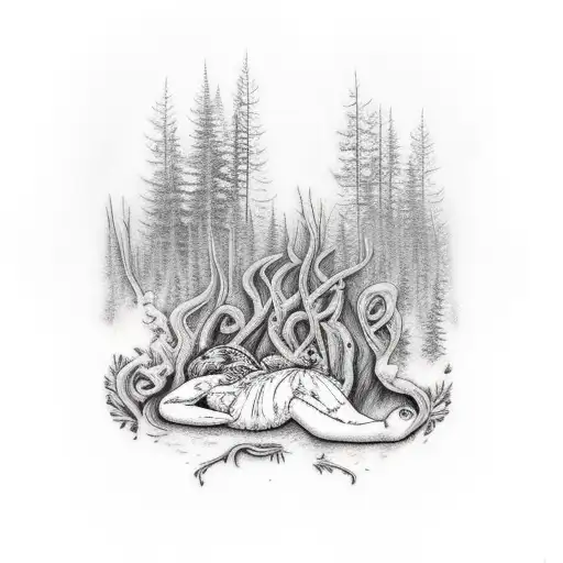 Forest With Dead Bodies