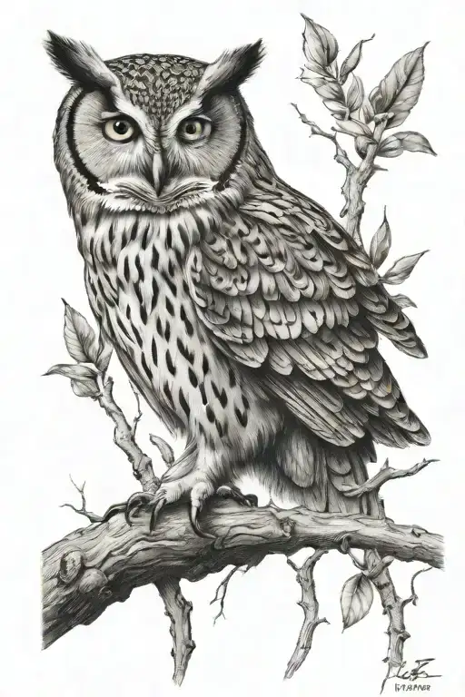 Owl Sitting