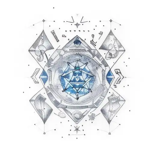 Leo Constellation In The Clear Night Sky