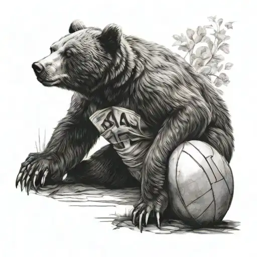 Bear In Sport Equipment