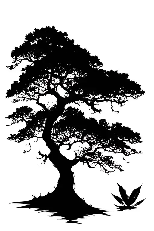 Poison Tree Silhouette