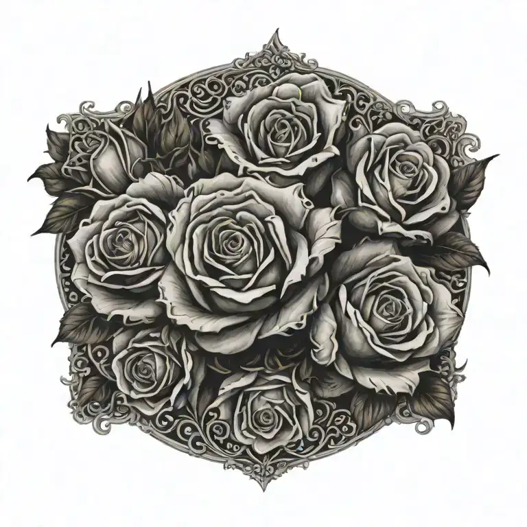 Filigree And Roses