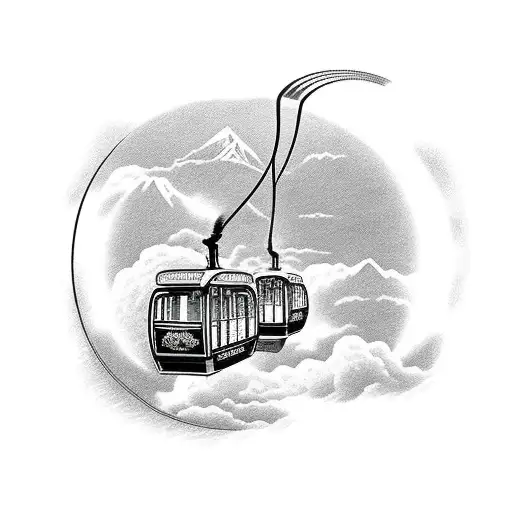 Grenoble Telepherique 5 Bubble Cable Cars Alpes Sunset
