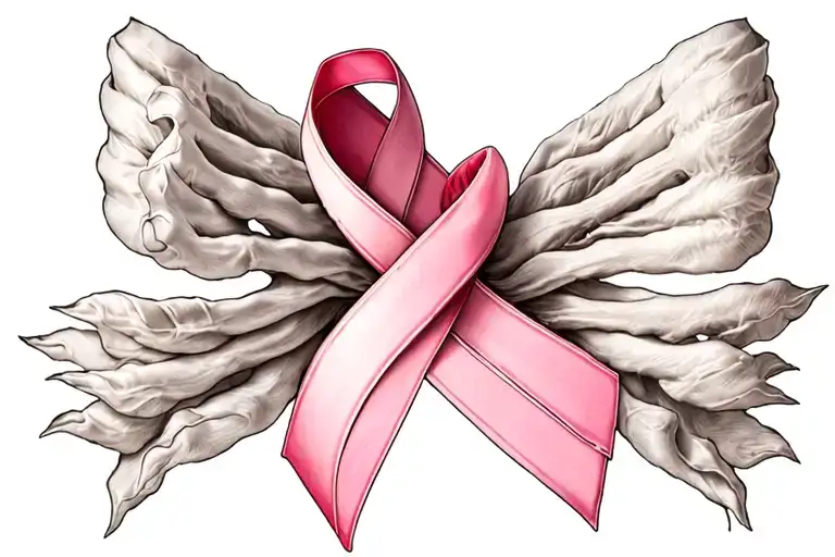 Cancer Awareness Ribbion With Inside Annie Henson Feb 1944 Jul 2022