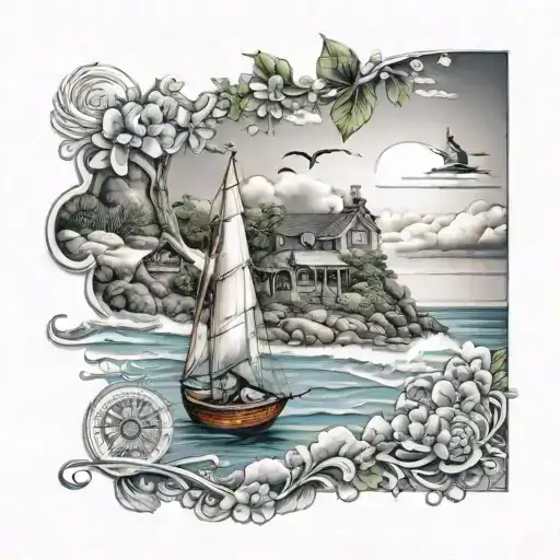 Cape Cod Hawaii Design Combining Elements