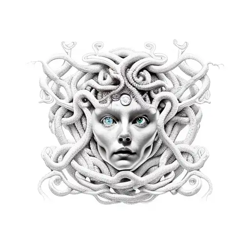 Medusa Mitologica Cuerpo Completo